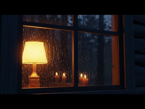 Cozy Cabin Porch with Heavy Rainstorm - Relaxing Rain Sounds for Sleeping, Studying & Relax 8 Hours