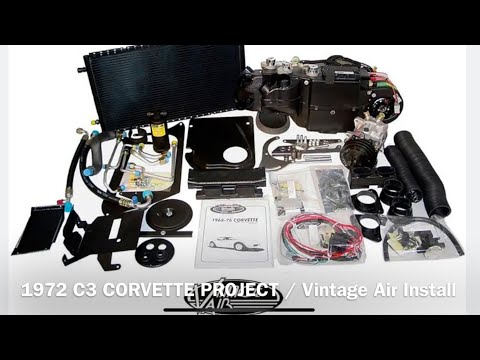 Vintage Air AC Installation for 1972 C3 Corvette