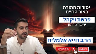 הרב חייא אלמליח פרשת השבוע ויקהל שיעור מרתק על האור החיים | 🔴 שידור חי (הרב מיכאל לסרי) - התמונה מוצגת ישירות מתוך אתר האינטרנט יוטיוב. זכויות היוצרים בתמונה שייכות ליוצרה. קישור קרדיט למקור התוכן נמצא בתוך דף הסרטון