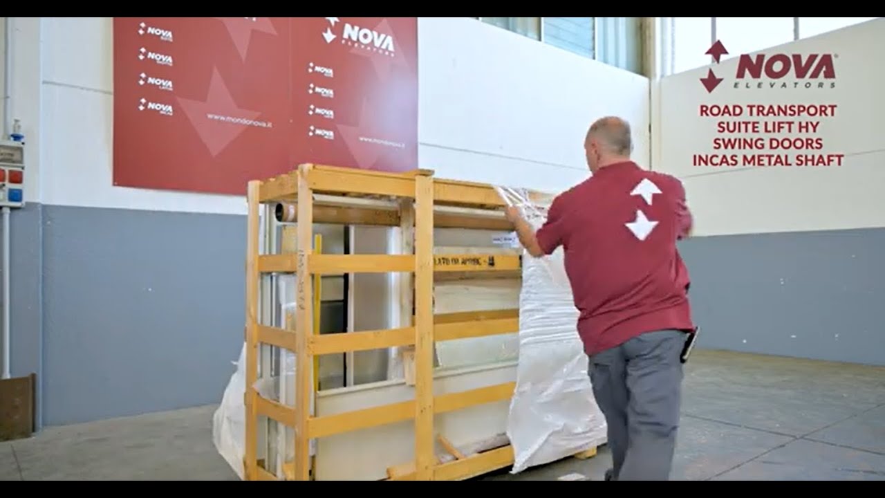 How to: Unpacking Nova Components - SUITE Lift HY+ SWING DOORS + INCAS METAL SHAFT | Nova Elevators