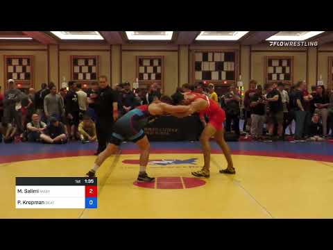 74 Kg Round Of 16 - Mustafa Salimi, Maryland Vs Parker Kropman, Beat The Streets Philadelphia D963