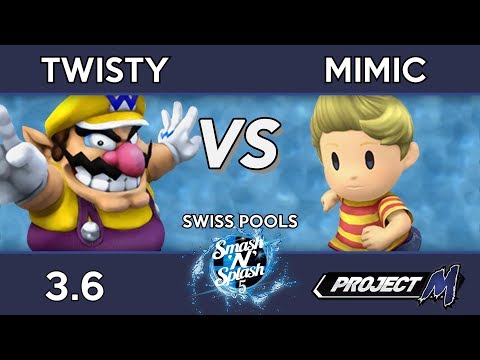 Mateo? | Mimic (Lucas) vs Twisty (Wario) - Smash 'N' Splash 5 Pools