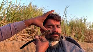 ASMR Fast Shaving With ZAZA Machine But Barber Old
