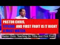 Pastor Chris Teaching On Tithe First Fruit