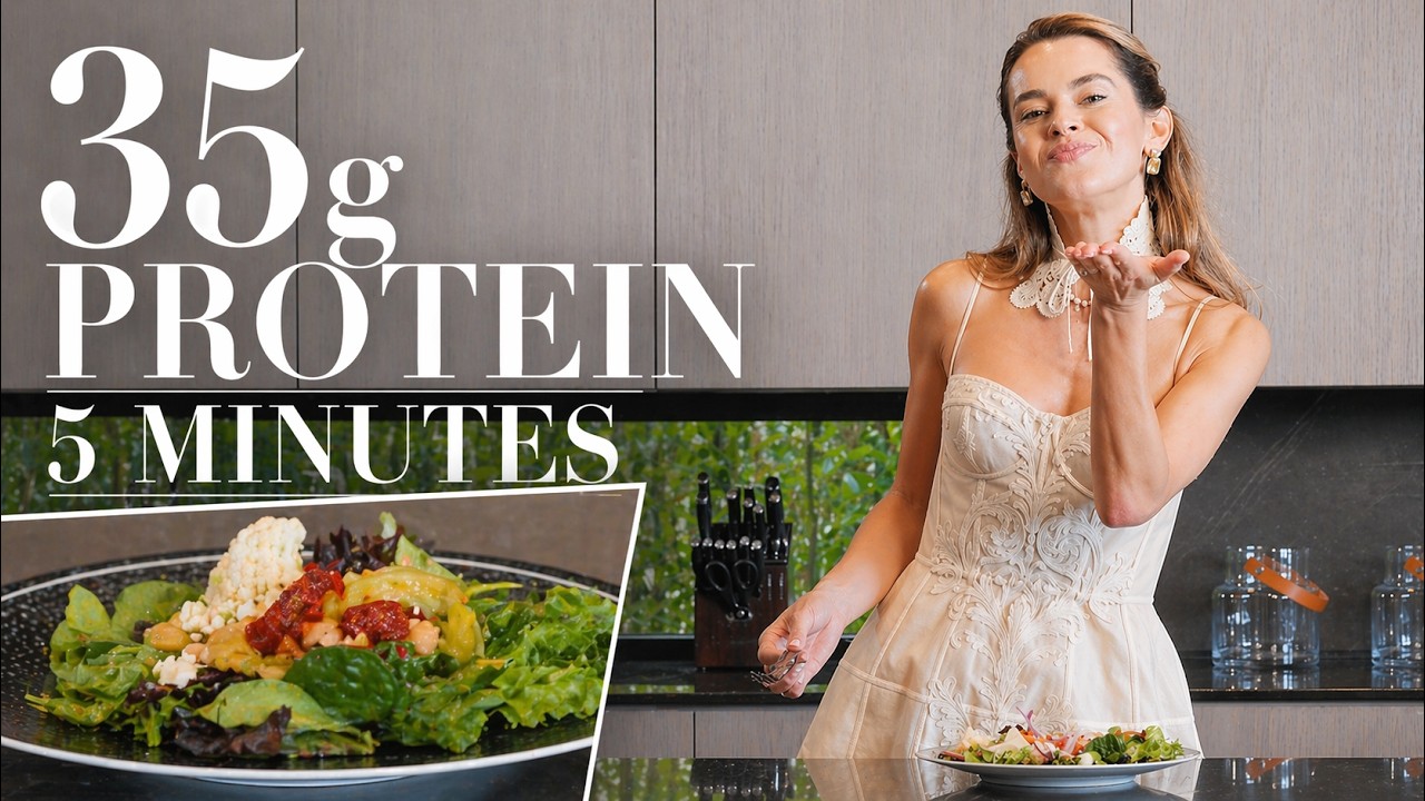 The protein salad I make when I have zero time