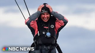 Sailor becomes first American woman to sail solo nonstop around the world