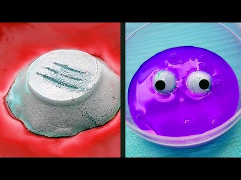 как сделать лизуна Шарики Орбиз СОЖРАЛИ лизун!😱😱😱 Эксперимент: Слизь пропала в орбиз! лисова