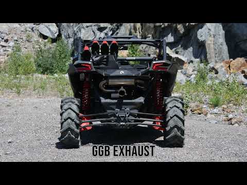 Stock vs GGB Exhaust Trail Muffler 2017-2022 Can-Am Maverick Turbo X3/Turbo Max X3/Turbo R/Turbo RR