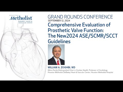 Comprehensive Evaluation of Prosthetic Valve Function: The new 2024 Guidelines (William Zoghbi, MD)