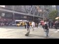 FDNY LADDER 4 RESPONDING ON WEST 42ND STREET IN TIMES SQUARE AREA OF MANHATTAN IN NEW YORK CITY