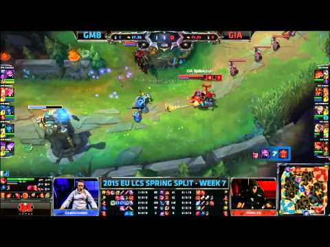 GMB vs GIA   LCS EU 2015 Spring W7D2   Gambit Gaming vs Giants Gaming VOD
