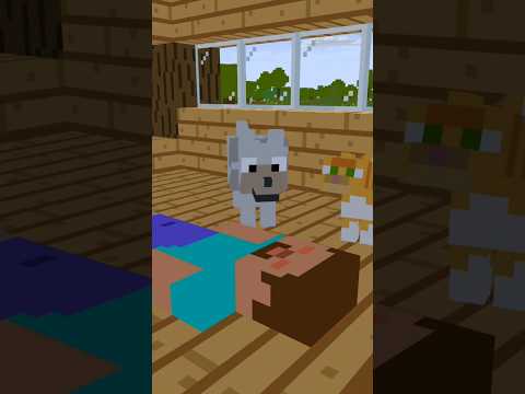 UNBELIEVABLE! Your pet saves you in Minecraft?! 😱