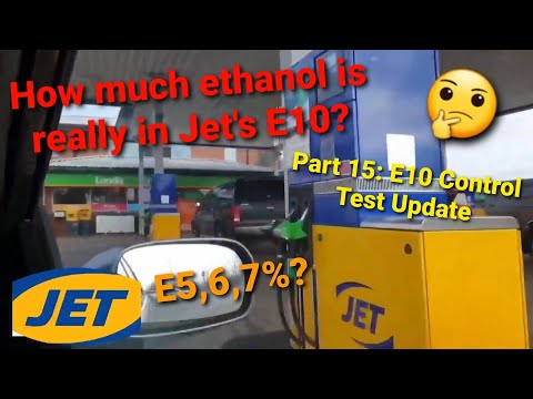 Testing for Ethanol in Petrol / Gasoline Part 15: Jet E10 Premium Unleaded – ⛽ E5 or E10?