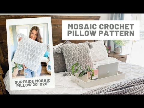 Surfside Mosaic Pillow Crochet Pattern