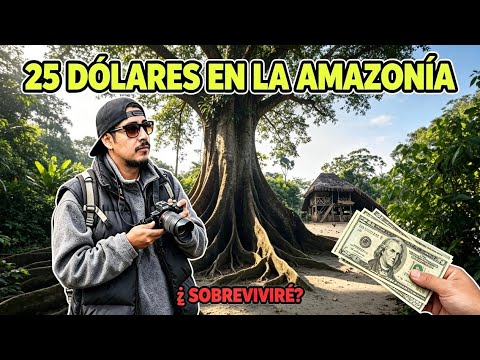 Llegué la Amazonía con $25 ¿SOBREVIVÍ?