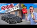 LAMBORGHINI RACECAR Vs McDONALD S DRIVE THRU