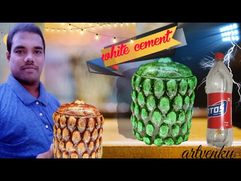 white cement paper clay work artvenky