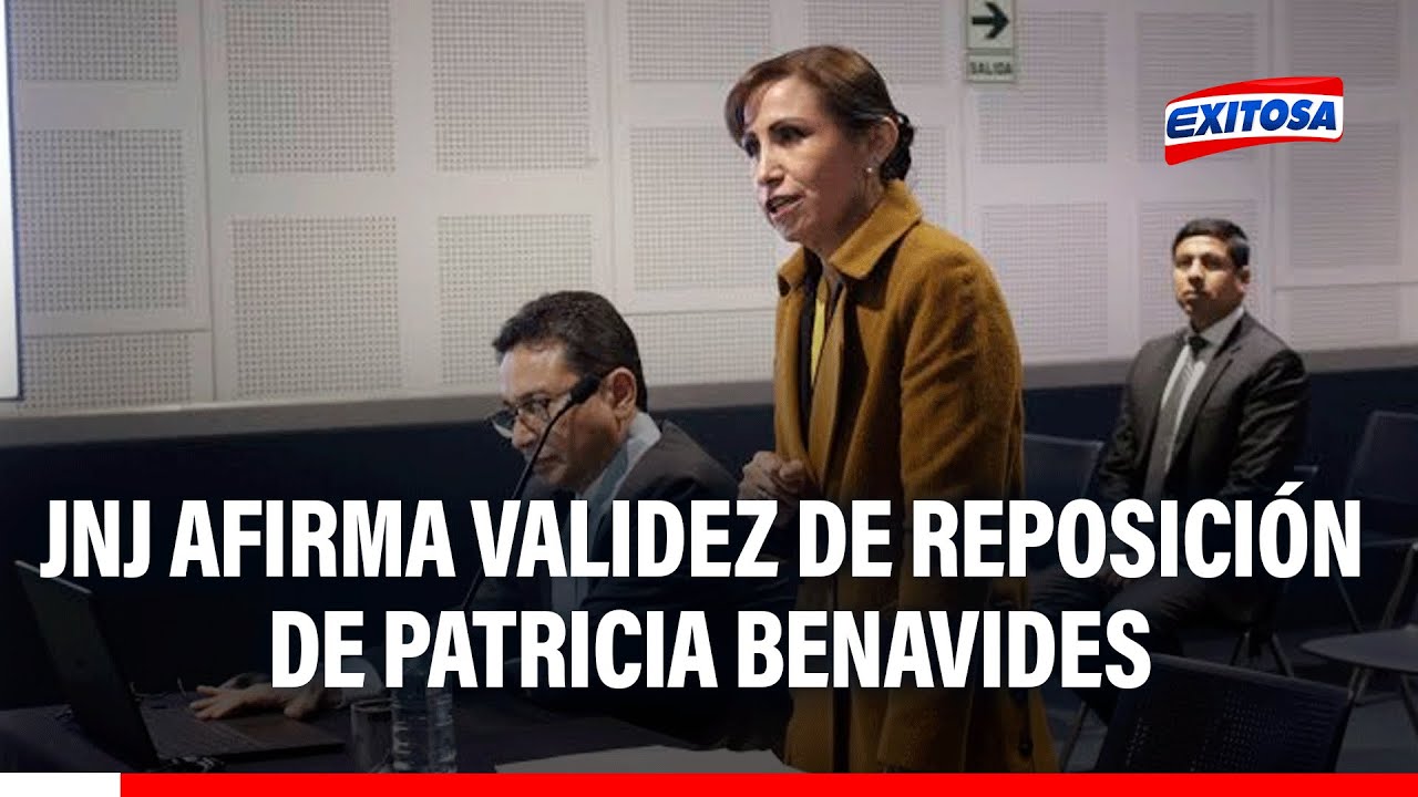 🔴🔵JNJ afirma validez de reposición de Patricia Benavides y cuestiona a fiscal Delia Espinoza