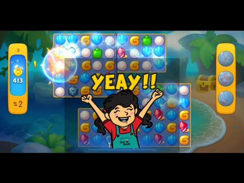 Fishdom - Swift Escape Lv 2 to 3 - Captain Swift need you ! - Help Him to find treasure!