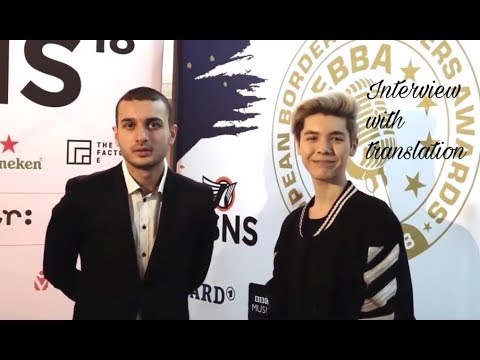 Kristian Kostov - interview in EBBA (with subtitles)