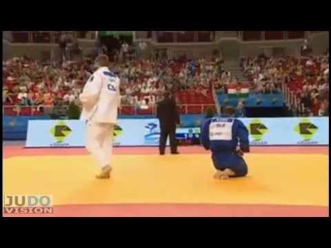 Judo European Championships 2013: Marius PASKEVICIUS (LTU) - Matjaz CERAJ (SLO) 1/4 Final [+100kg]