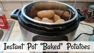 Instant Pot Baked Potatoes // Pressure Cooker Potatoes