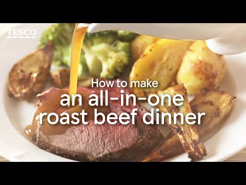 How to Make an All-In-One Roast Beef Dinner | Tesco
