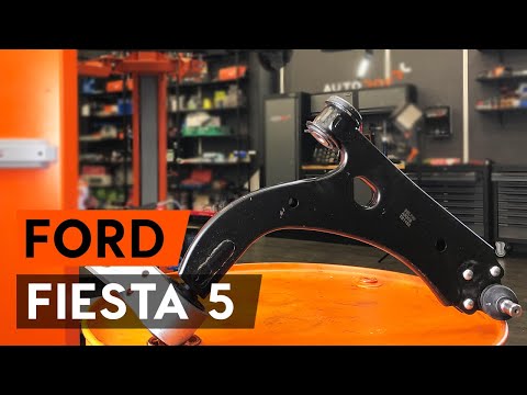 How to change front suspension arm on FORD FIESTA V JH, JD [TUTORIAL AUTODOC]