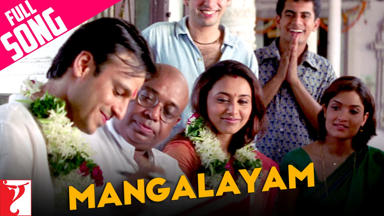 Mangalyam Lyrics | Saathiya | Srinivas, Kunal Ganjawala, Shaan, K. K. | A R Rahman