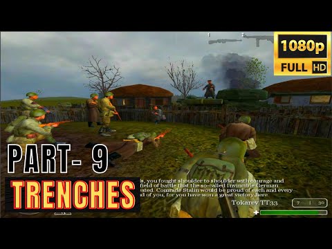 Call of Duty: United Offensive Gameplay Walkthrough Part 9 -  Trenches Remastered | Soviet Campaign