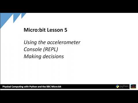 Python Microbit Lesson 5