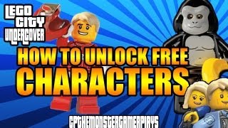 Lego City Undercover - How to Unlock Free Characters | Lego Character Codes