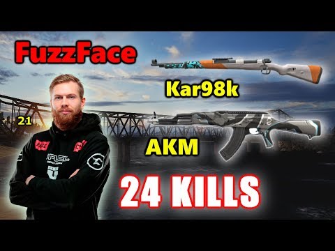 Faze FuzzFace & Larsen - 24 KILLS - Kar98k + AKM