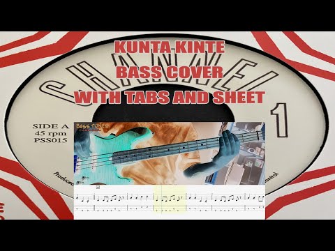 The Revolutionaries - Kunta Kinte BASS COVER (with Tabs and Sheet)