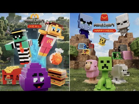 McDonald's X A Minecraft Movie! Meal & Happy Meal!