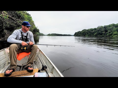 Amazon River Fishing CATCH AND COOK!! (Weird Catches)