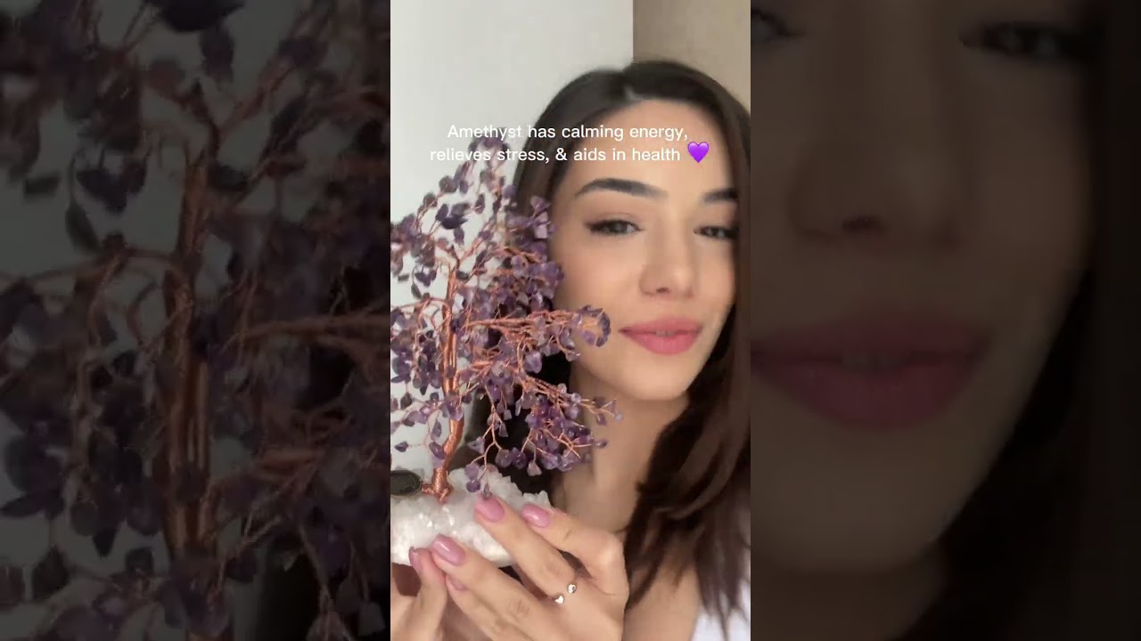 Did you know that #Amethyst #FengShui #TreeofLife can attract good health and blessings?