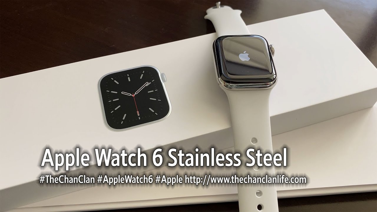 TechTalk: Apple Watch 6 Stainless Steel Silver Unboxing & Comparison to Black Titanium Edition