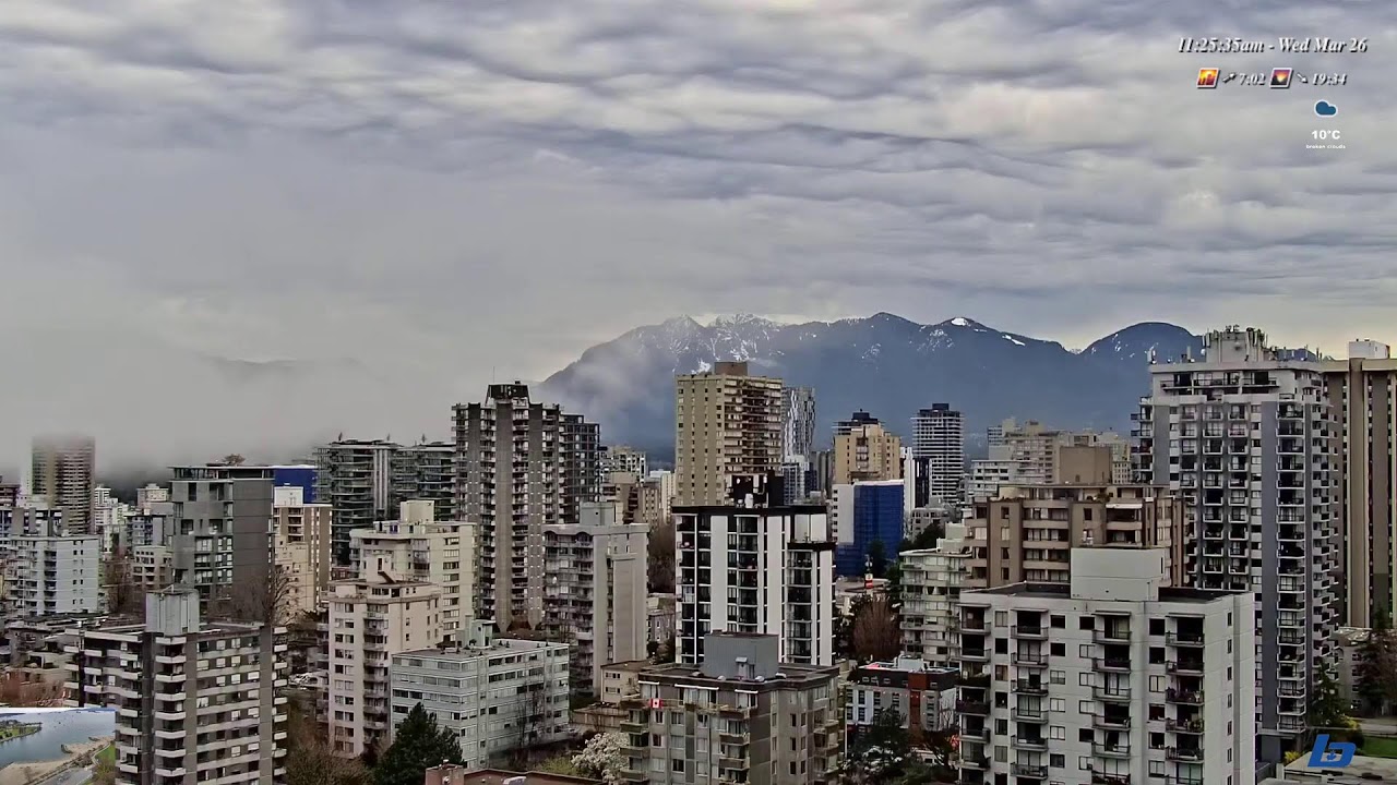 Webcam, 20 views, English Bay Vancouver, Point Atkinson Lighthouse Park, Grouse Mountain Skiing