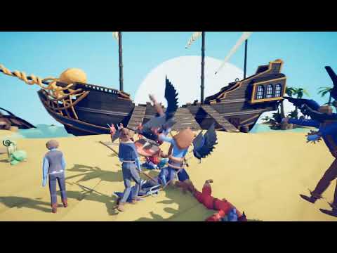 FARMER TEAM vs  VIKING TEAM - TABS - Totally Accurate Battle Simulator