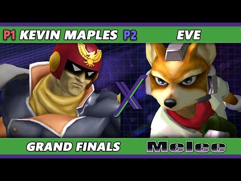 S@X 518 GRAND FINALS - Kevin Maples (Marth, Captain Falcon) Vs. eve (Sheik, Fox) Smash Melee - SSBM