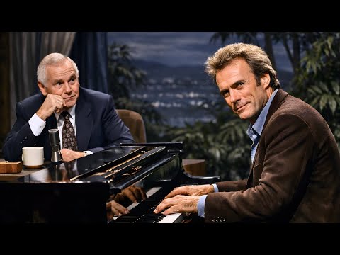 Johnny Carson Told Clint Eastwood to Play the Piano as a Joke — Minutes Later, Carson Was Crying!