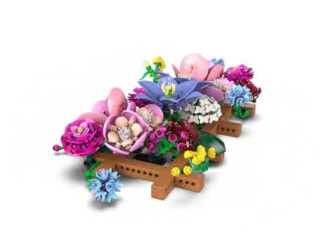 Gambar LEGO Botanical Flower Wall Sett 879 pcs 11503 - Mix