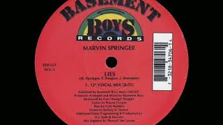 Marvin Springer - Lies (12" Vocal Mix)