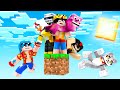 7 COMPAS Vs UN BLOQUE En MINECRAFT EXTREMO