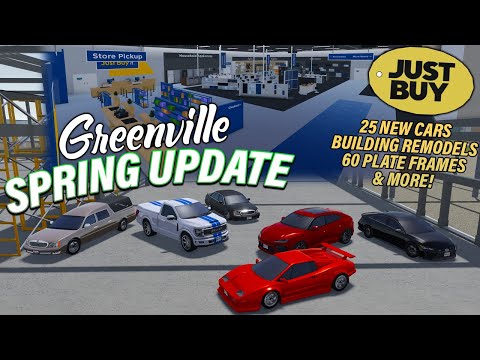 GREENVILLE SPRING UPDATE IS HERE!! (25 NEW CARS, NEW BUILDINGS, SPECIAL PAINT, REMOTE START & MORE!!