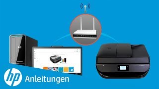 Erfahren Sie, wie Sie einen kabellosen HP-Drucker mit HP Smart in Windows 10 einrichten.