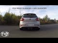 Video: FOX Edelstahl Sportauspuff-Komplettanlage ab Kat mittig VW Golf 5 R32