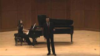 Shostakovich. Op. 62; #5. Sonnet 66. Performed by M. MacKinnon and M. Von Eccher.