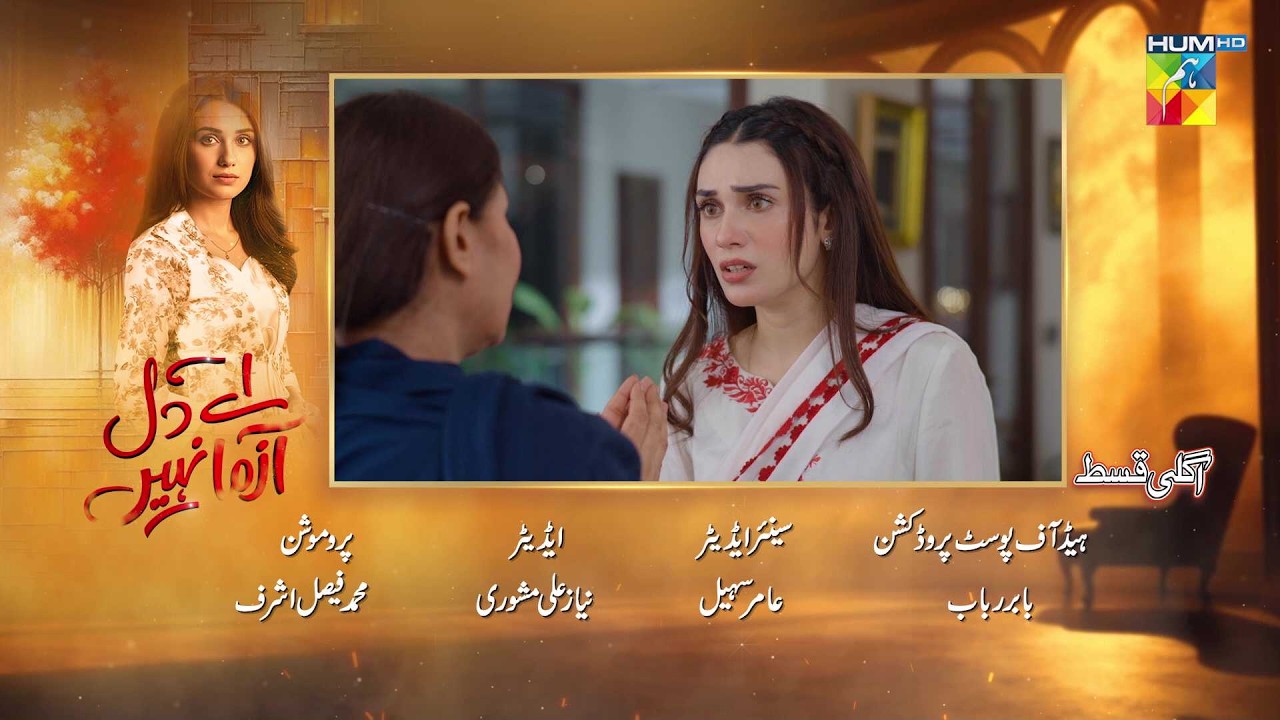 Aye Dil Aazma Nahin - Episode 34 Teaser - [Mirza Zain Baig and Hina Tariq] - HUM TV